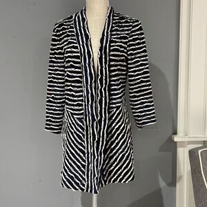 Chicos navy and white travelers collection soft cover for plane rides